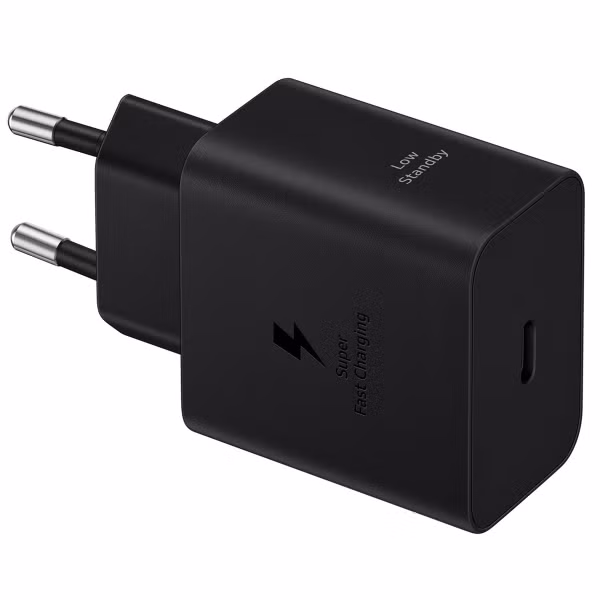 Samsung Adaptateur de charge USB-C Super Fast Charging original - 45 watts - Noir